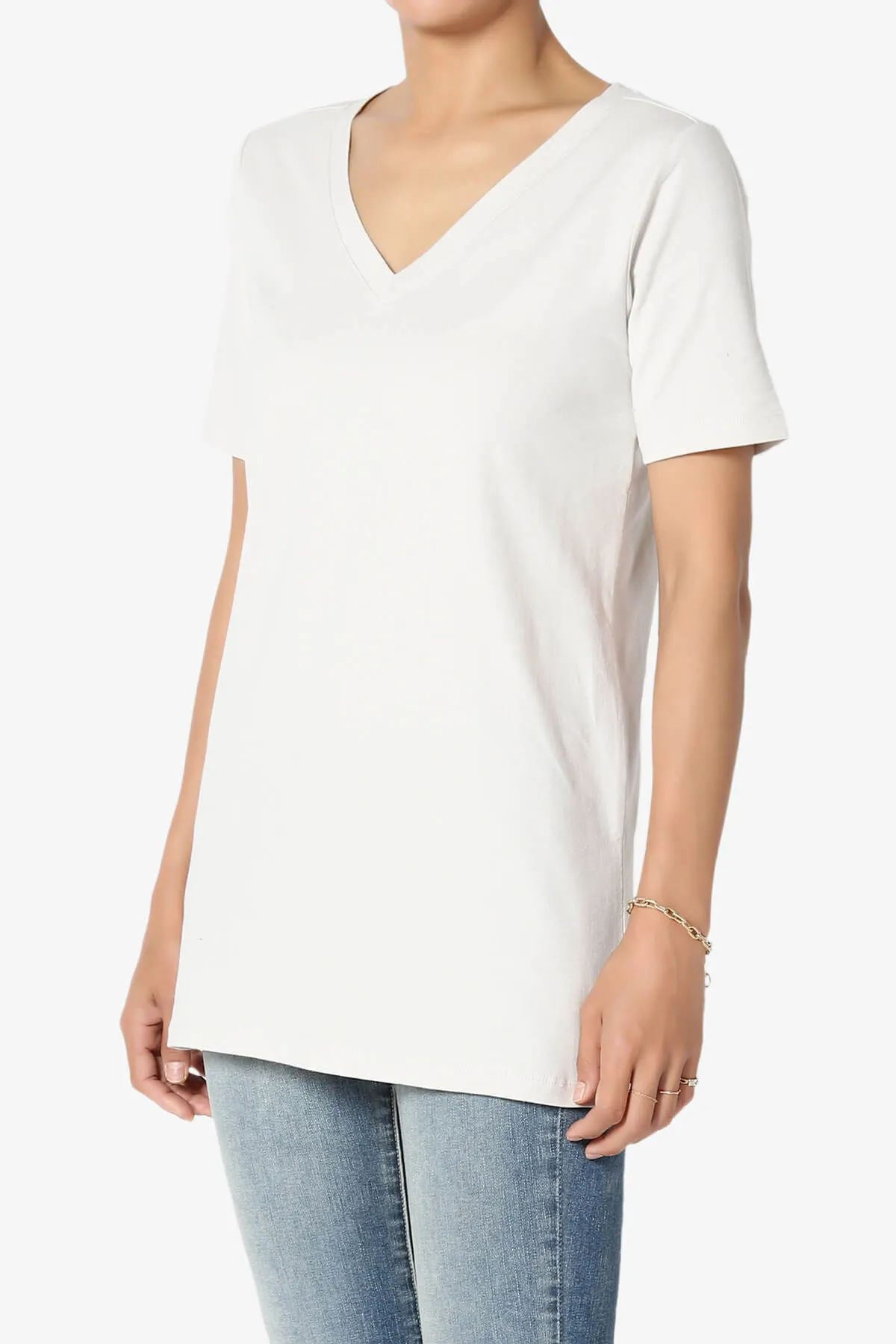 Elora V-Neck Short Sleeve T-Shirt