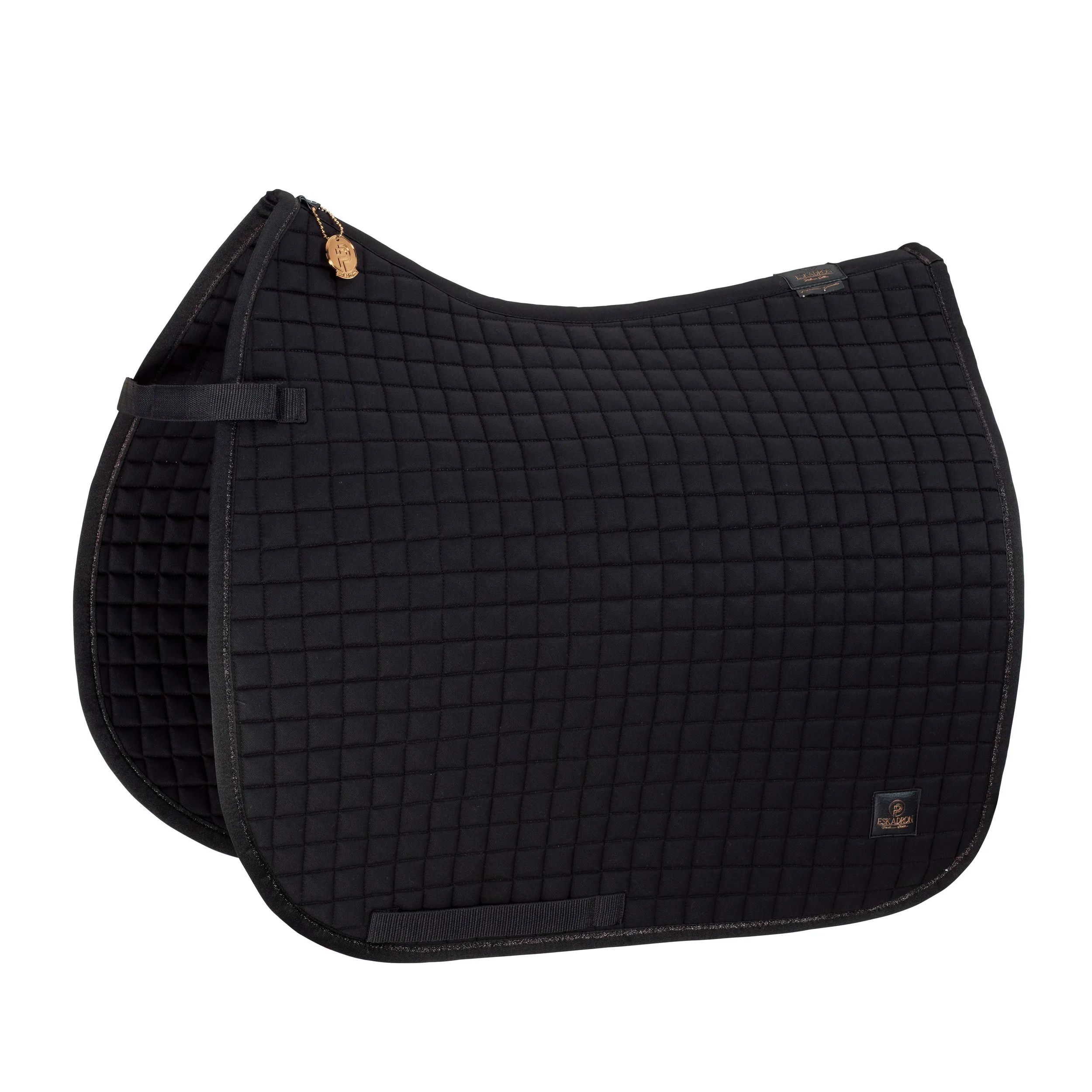 Eskadron Platinum Black cotton saddlepad