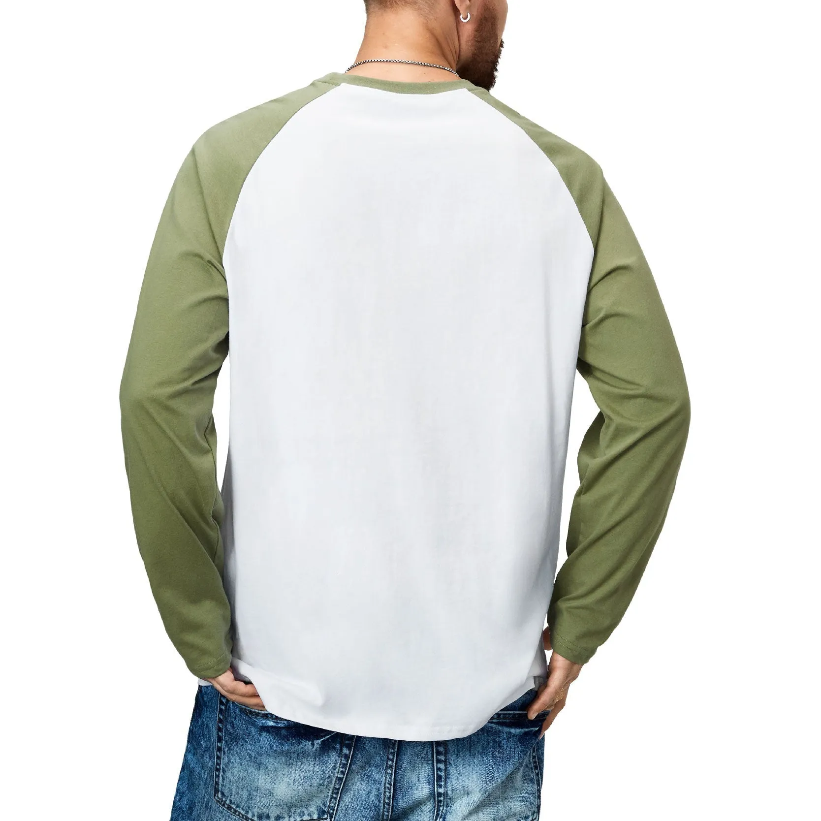 ESSENTIALS RAGLAN GRAPHIC LONG SLEEVE T-SHIRT