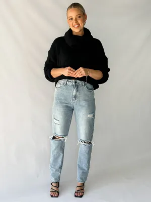 EVA KNIT - BLACK