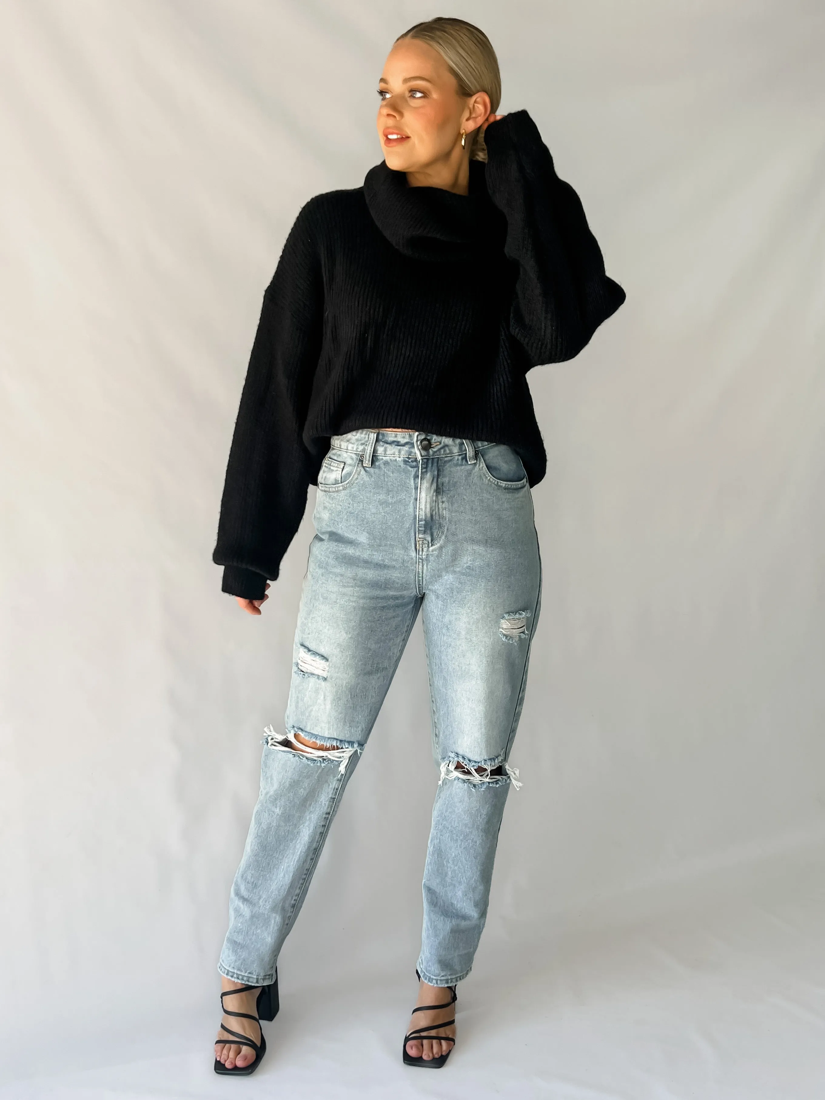 EVA KNIT - BLACK