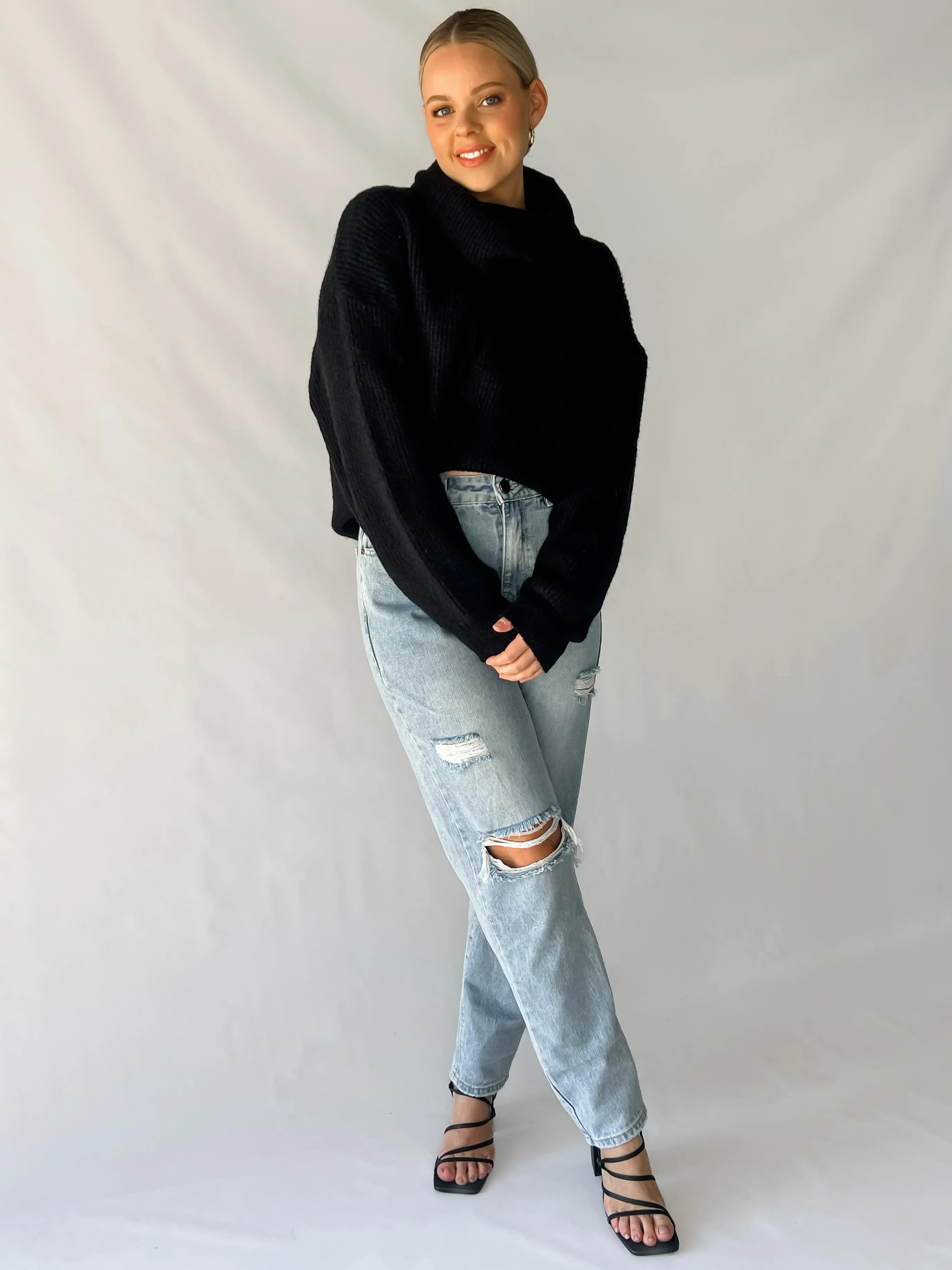 EVA KNIT - BLACK