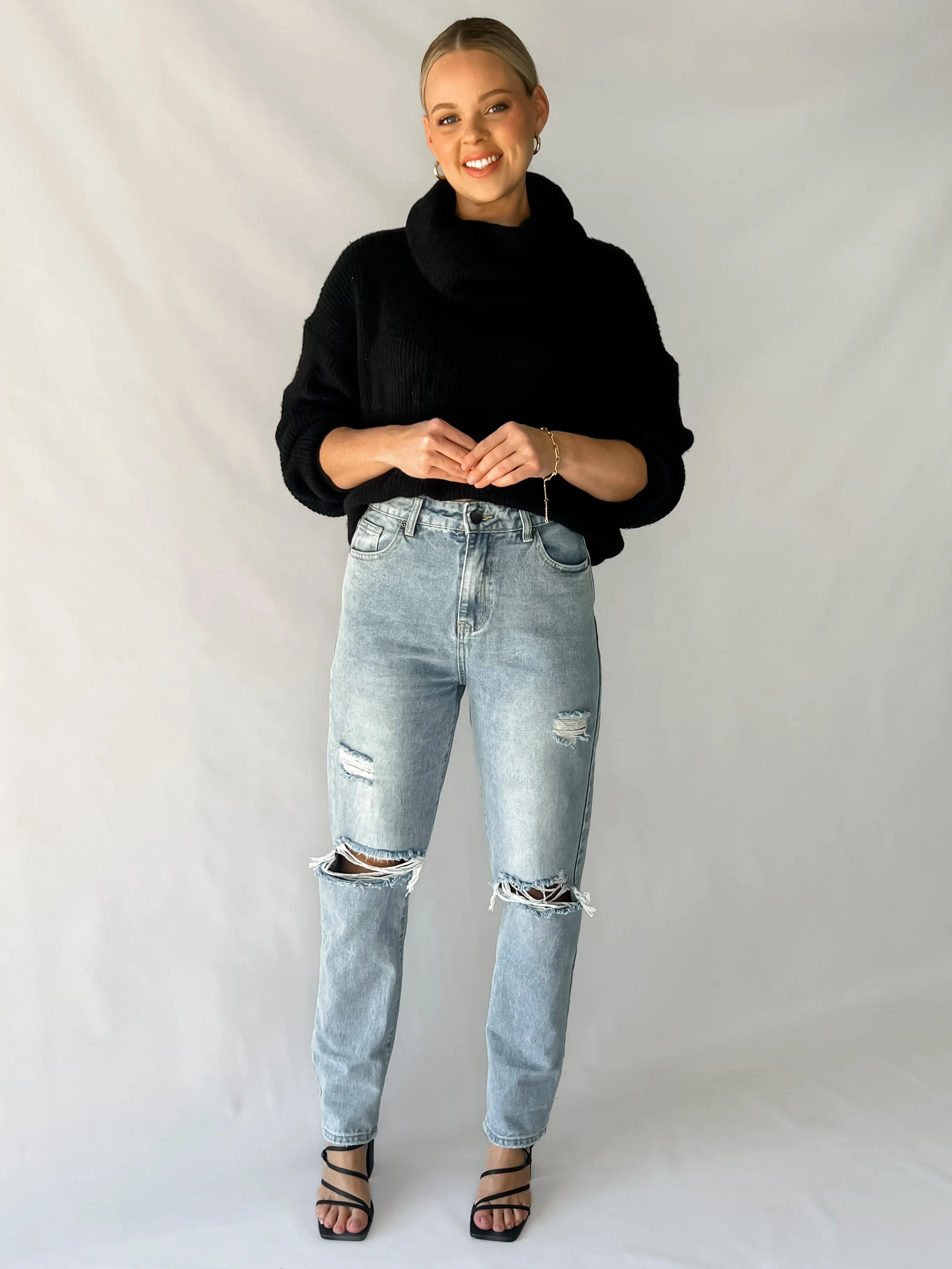 EVA KNIT - BLACK