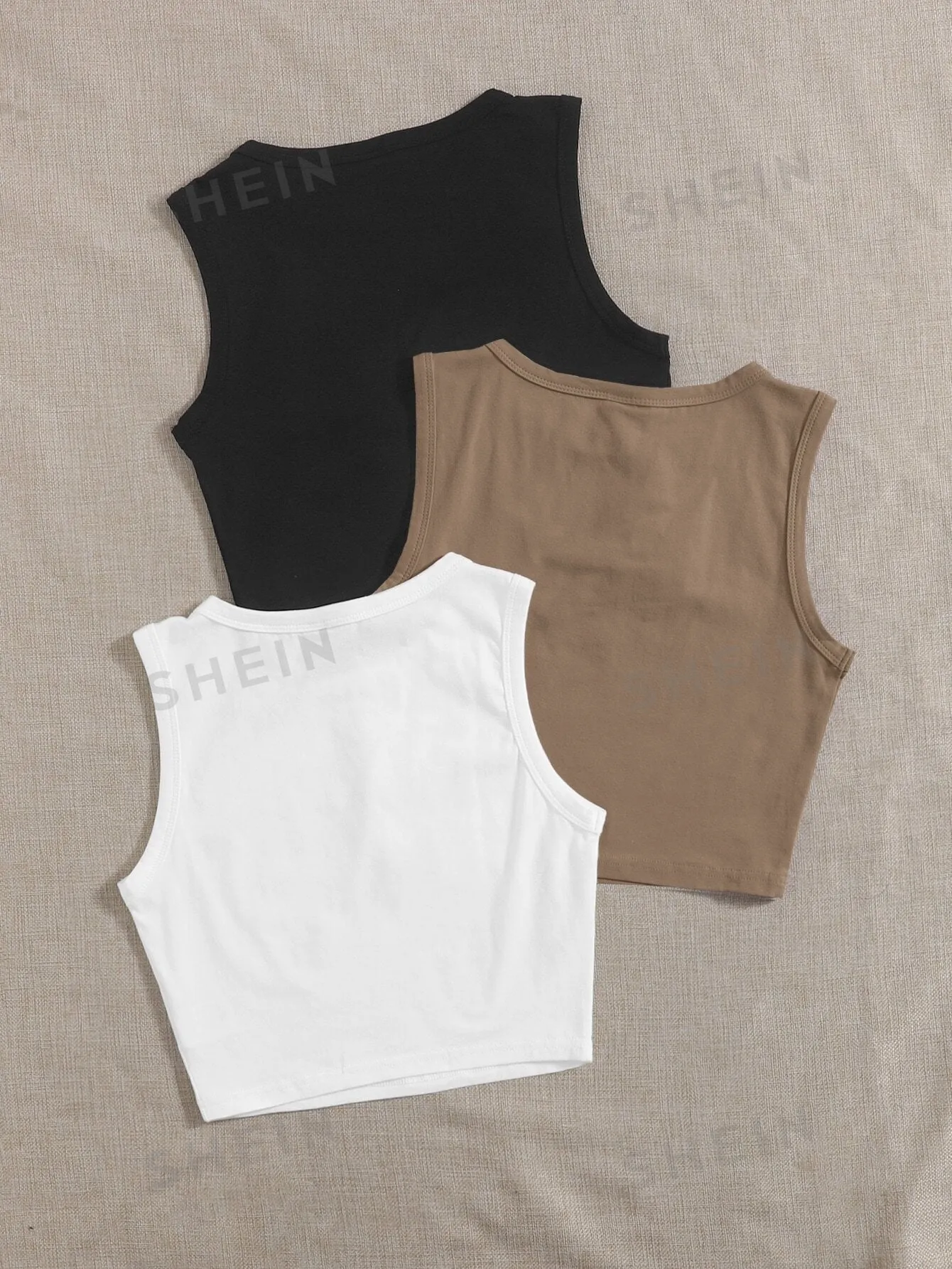 EZwear 3 PCS Round Neck Tank Top