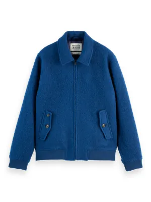 Faux Mohair Blouson - Heritage Blue