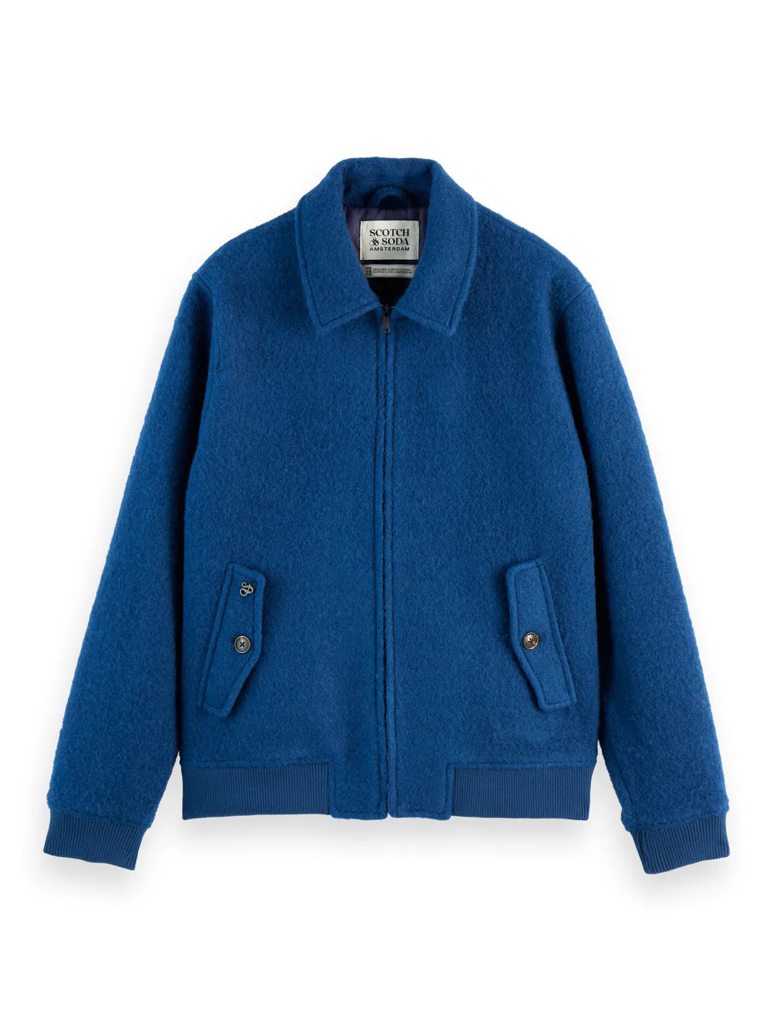 Faux Mohair Blouson - Heritage Blue