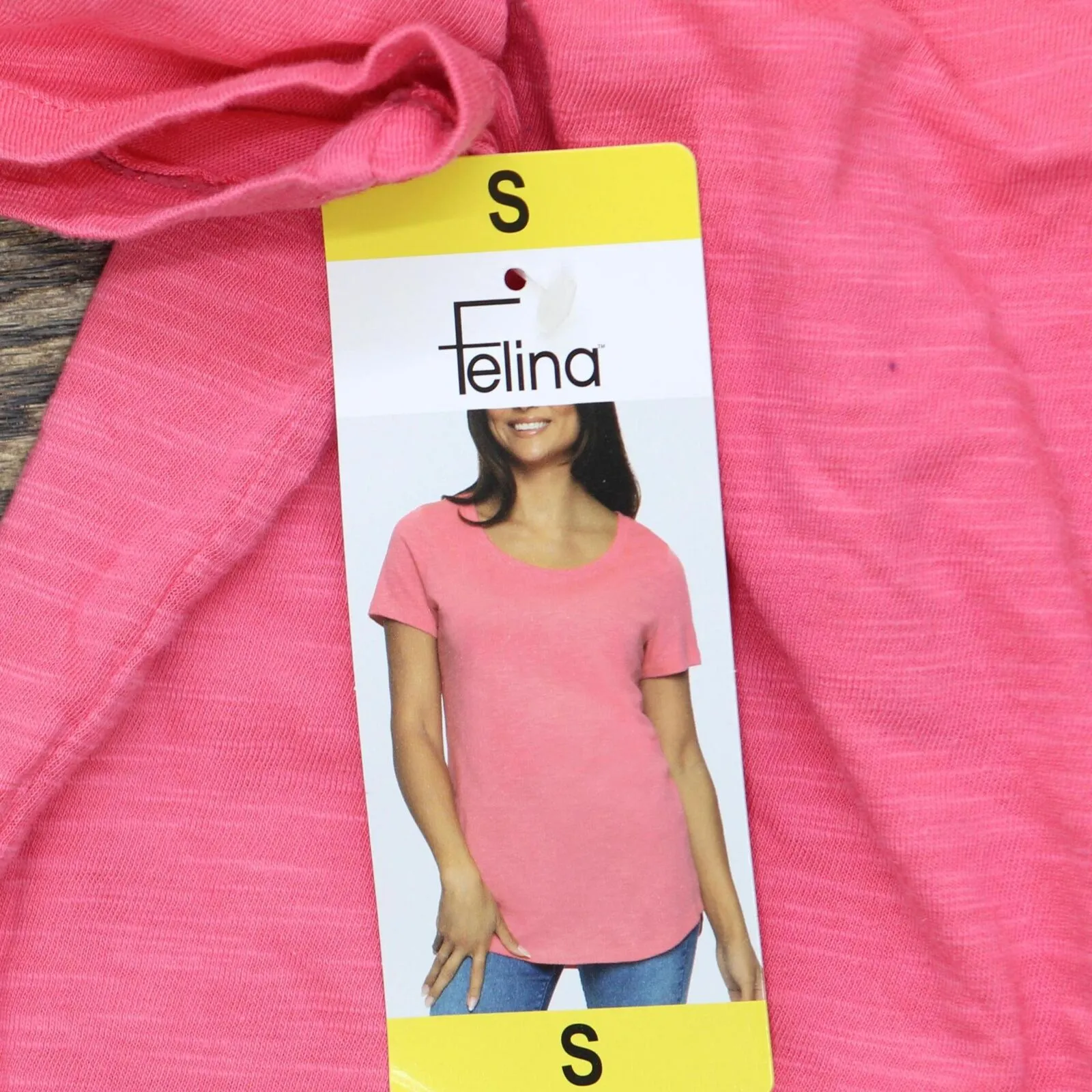 Felina Womens Scoop Neck Sleep T-Shirt Tee 1660515