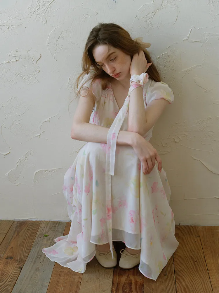 Floral Dream Chiffon Dress