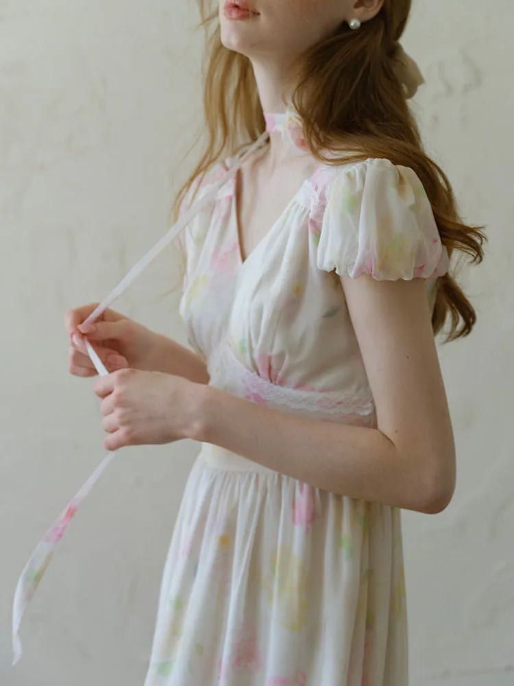 Floral Dream Chiffon Dress