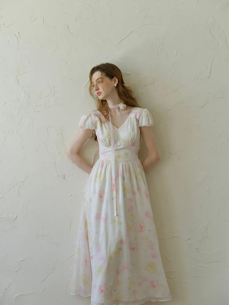 Floral Dream Chiffon Dress