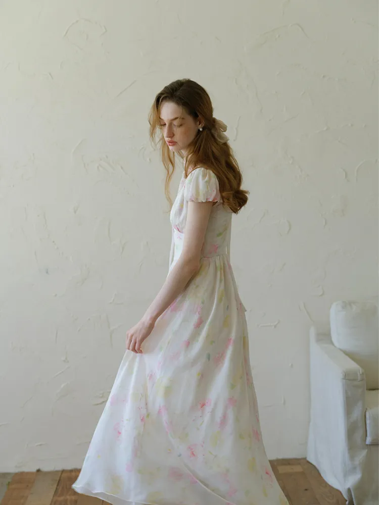Floral Dream Chiffon Dress