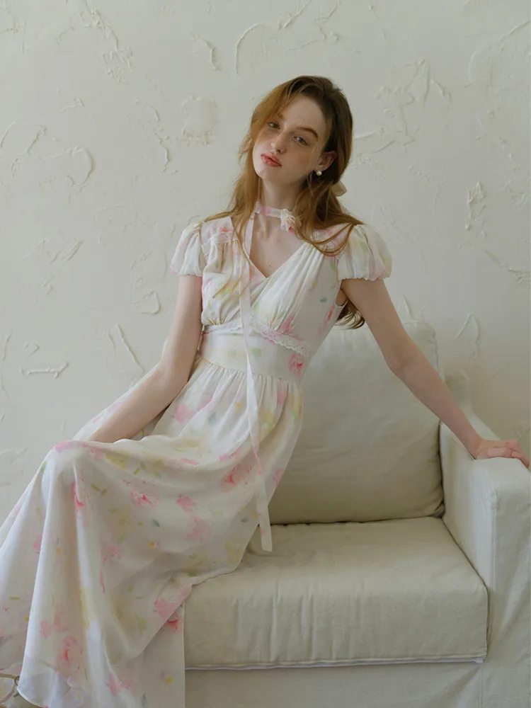 Floral Dream Chiffon Dress
