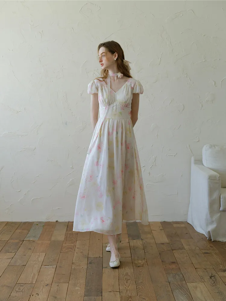Floral Dream Chiffon Dress
