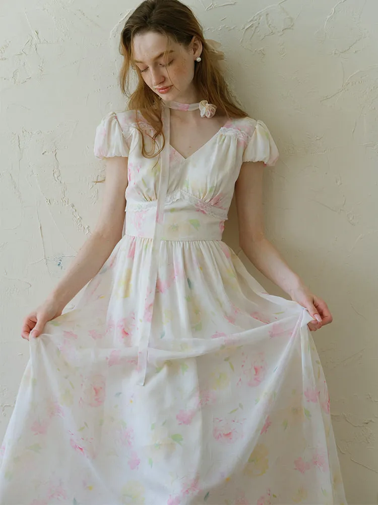 Floral Dream Chiffon Dress