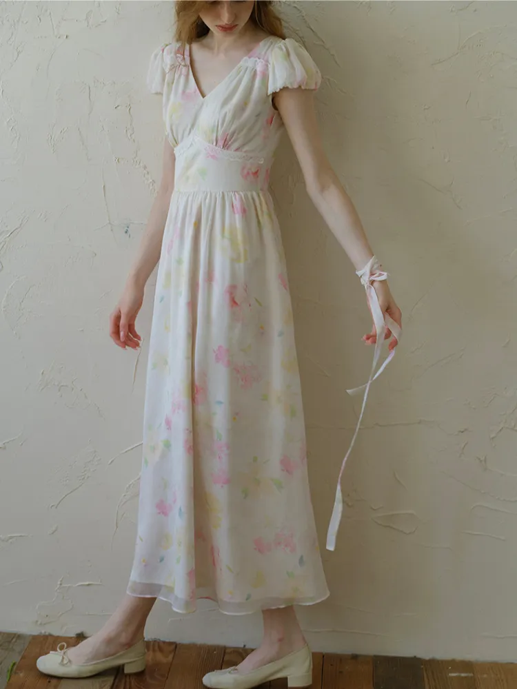 Floral Dream Chiffon Dress