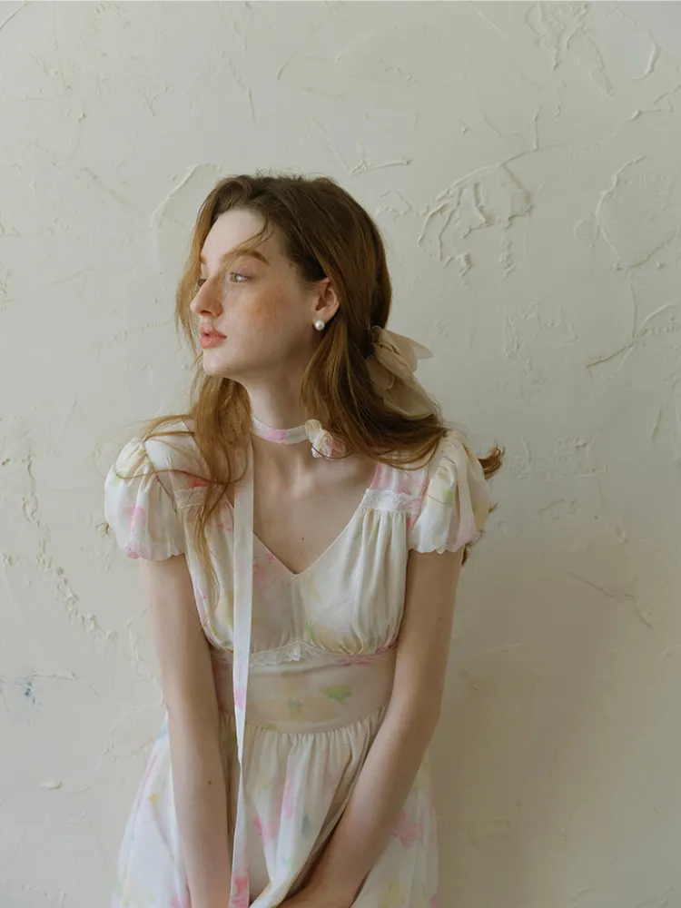 Floral Dream Chiffon Dress