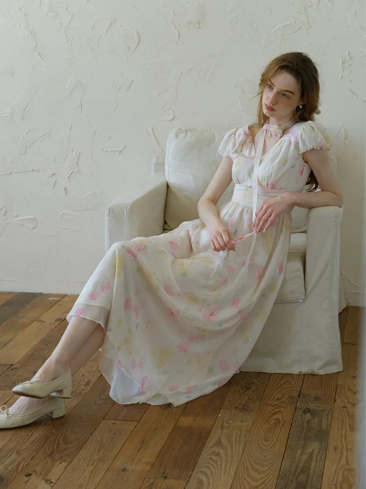 Floral Dream Chiffon Dress