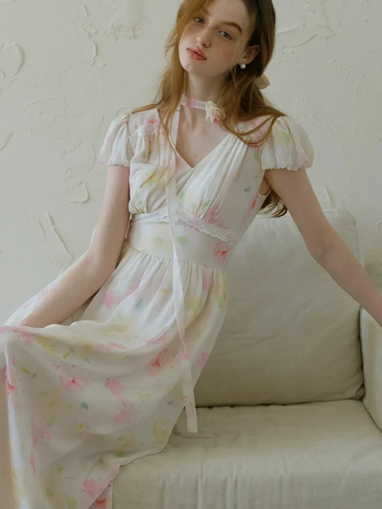 Floral Dream Chiffon Dress