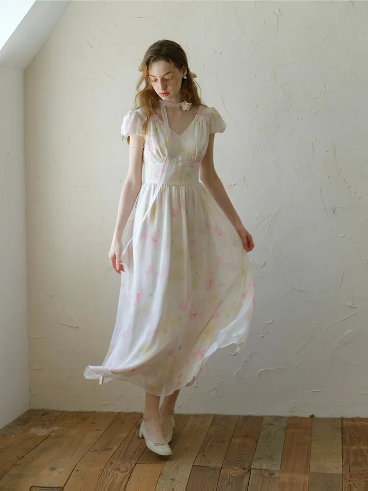 Floral Dream Chiffon Dress