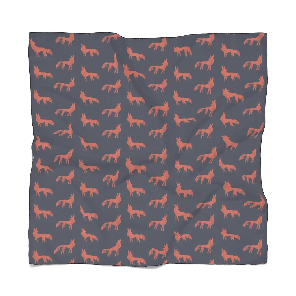 Fox Tales Poly Chiffon Scarf