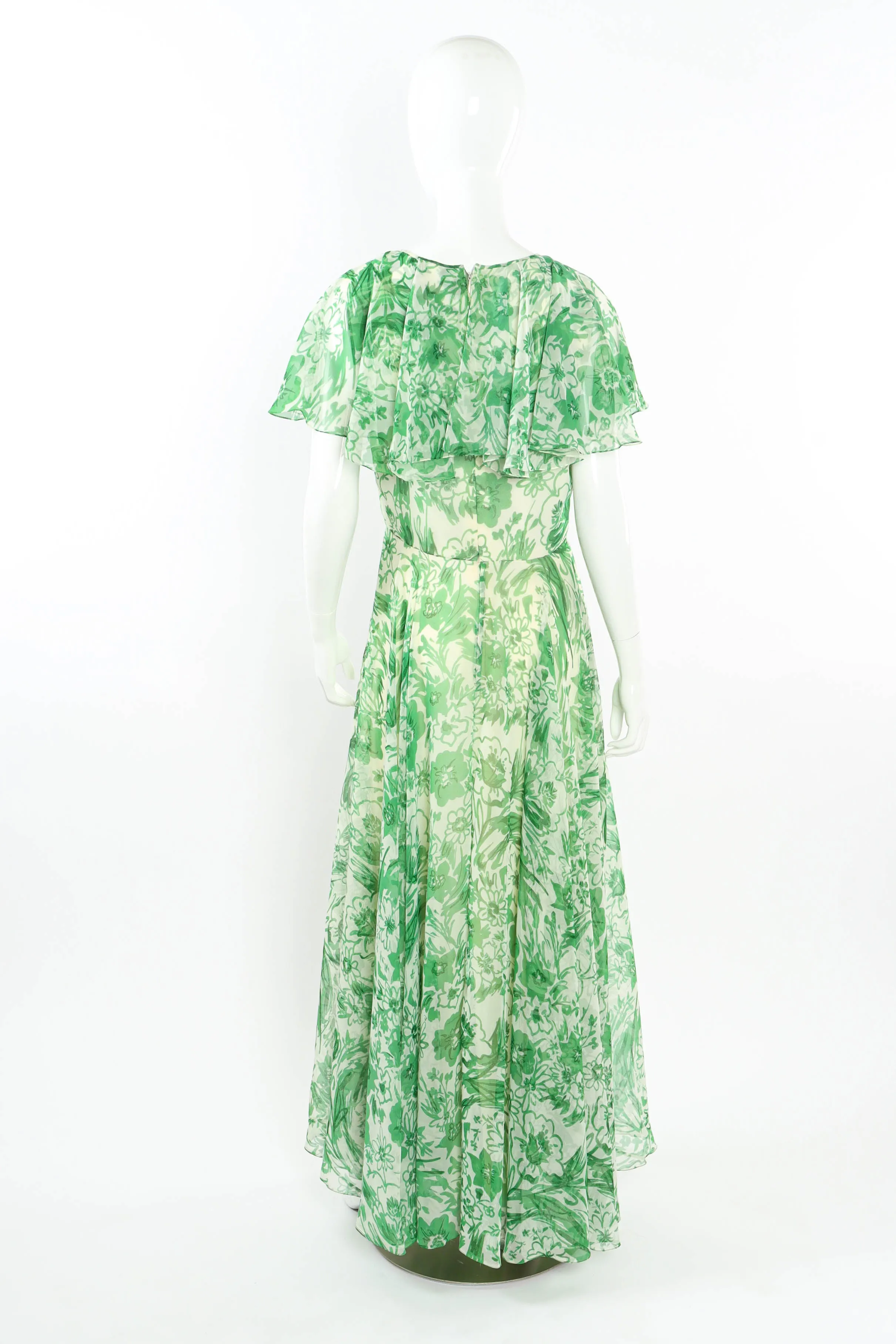 Freehand Jade Floral Print Dress
