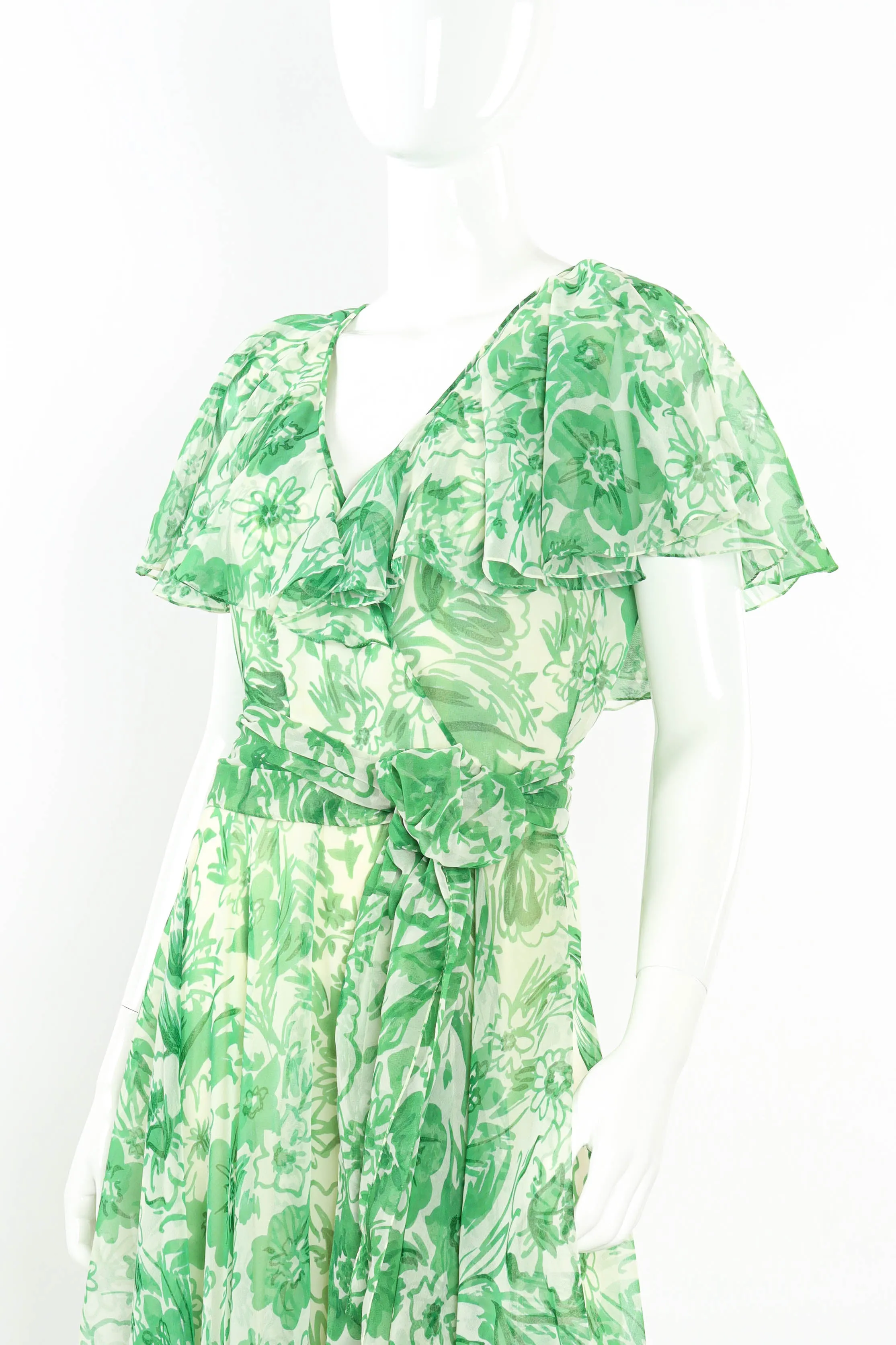 Freehand Jade Floral Print Dress