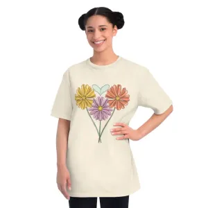 Fresh Vibes Spring Flowers Certified Organic t Shirt