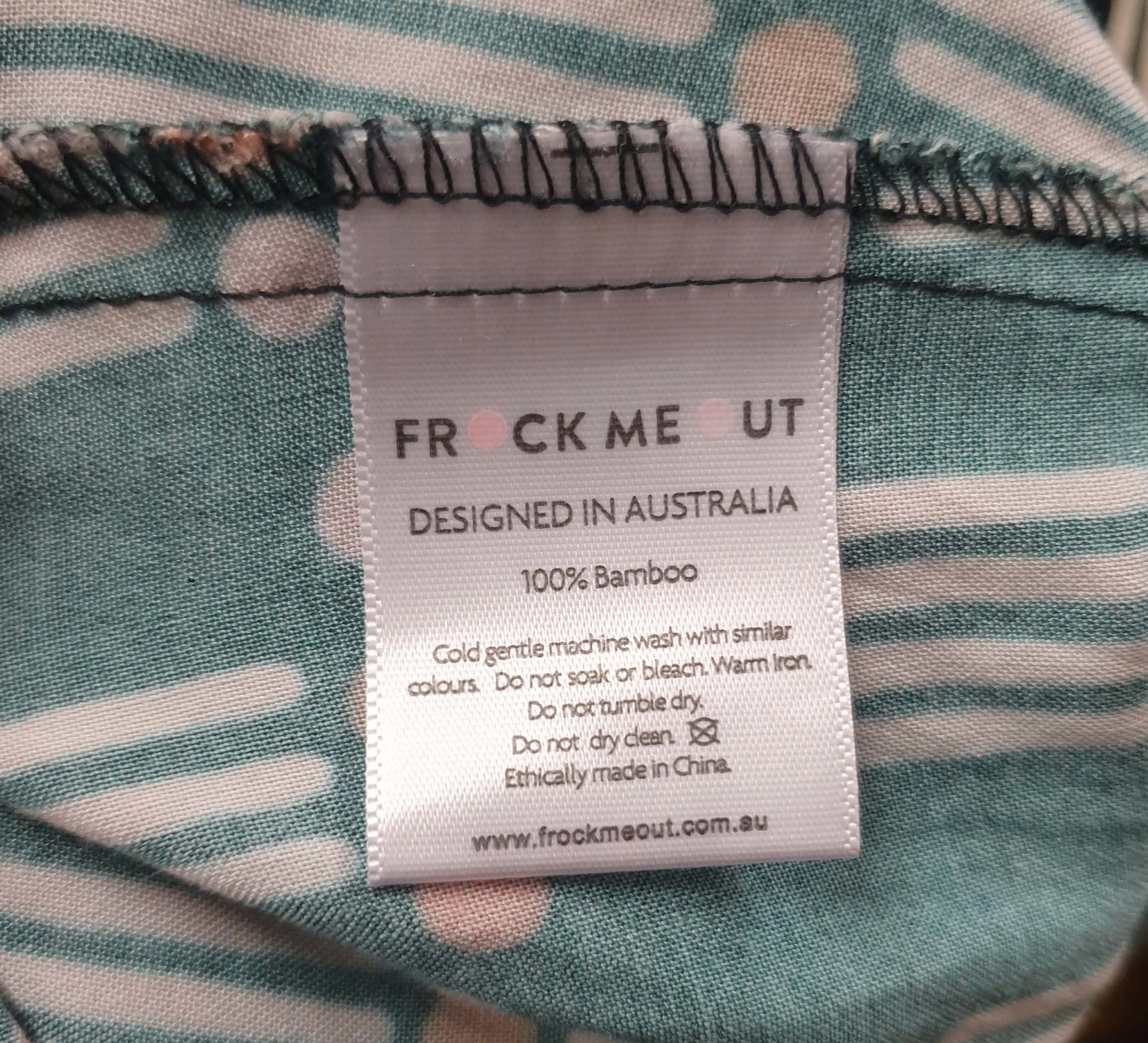 Frock Me Out black domino print skirt size S