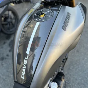 Fuel Gas Tank Cover Farings For Ducati Diavel 1260/1260s 2019-2021 Full Carbon Fiber 100%