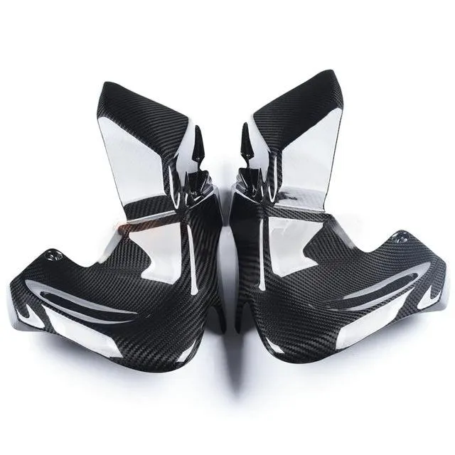 Gas Fuel Tank Side Panels Fairings Trim Cowlings in 100% Carbon Fiber For Kawasaki Z900 2020 2023 Full Carbon Fiber 100%    -