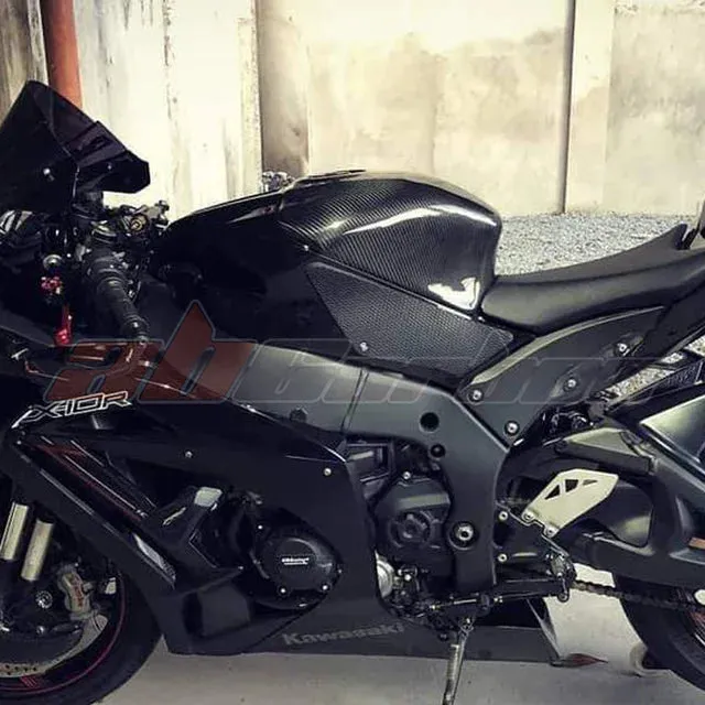 Gas Tank Fuel Cap Cover Trim Fairing Cowling  For Kawasaki ZX10R 2011 2023 Full Carbon Fiber 100%