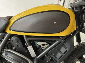 Gas Tank Side Cover Trim Fairing Cowl For Ducati Scrambler / 800 2015-2020 Full Carbon Fiber 100% Protection