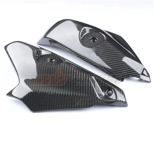 Gas Tank Side Cover Trim Fairing Cowl  For Honda CBR1000RR 2017 2019  Full Carbon Fiber 100%
