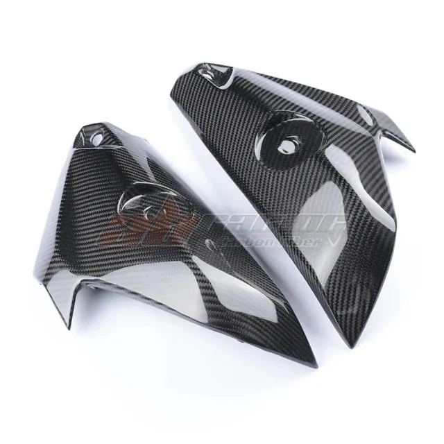 Gas Tank Side Cover Trim Fairing Cowl  For Honda CBR1000RR 2017 2019  Full Carbon Fiber 100%