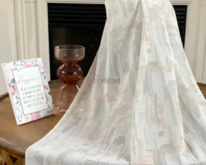 Gentle Brushstrokes Chiffon Hijab/Scarf