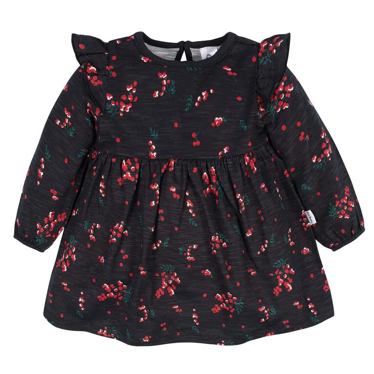 Gerber Childrenswear - Babydoll Dress - Holly Berries