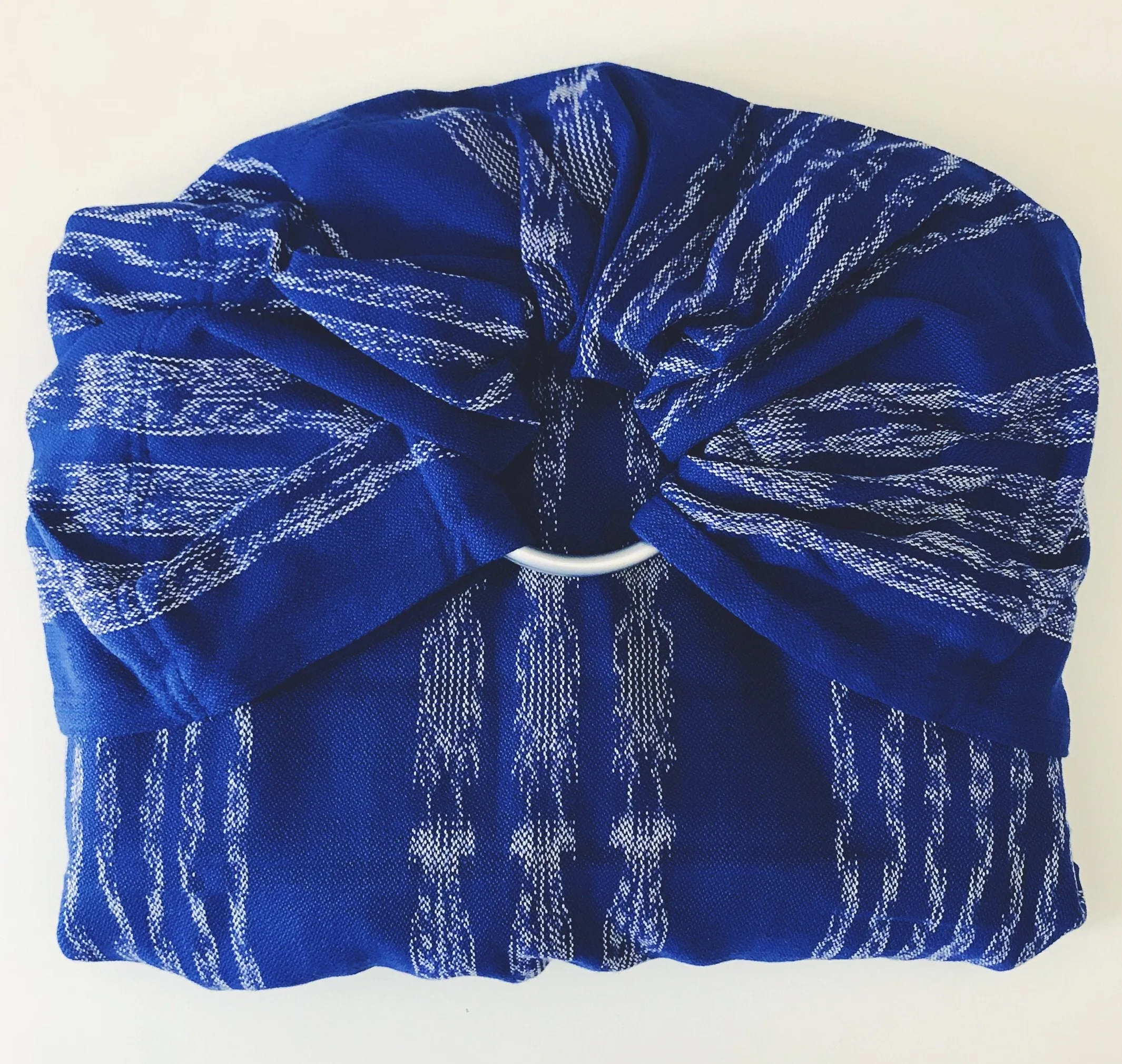 Girasol Blue Ikat Ring Sling