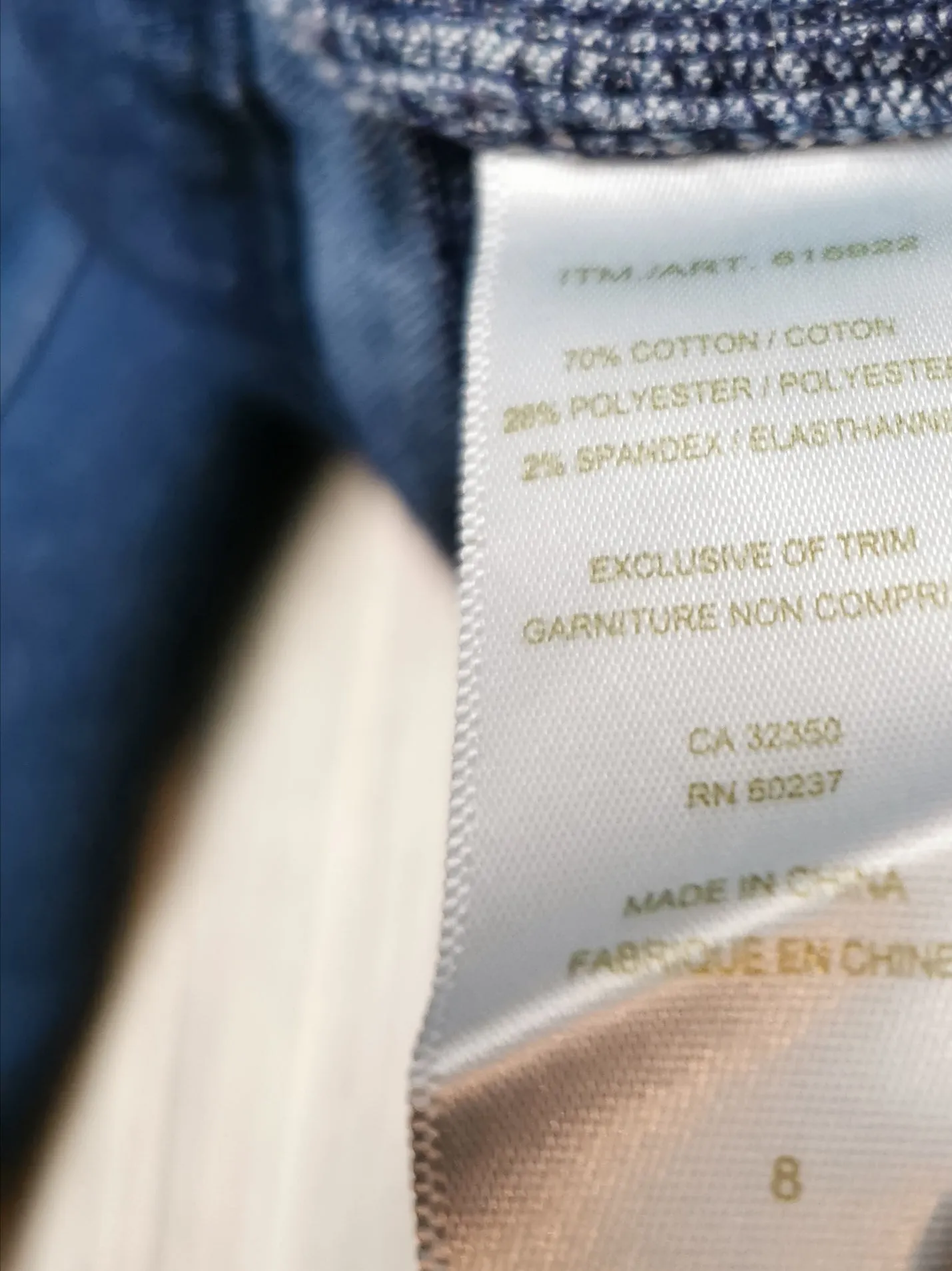 GIRL SIZE 8 YEARS - NICOLE MILLER, Soft Jegging EUC B35