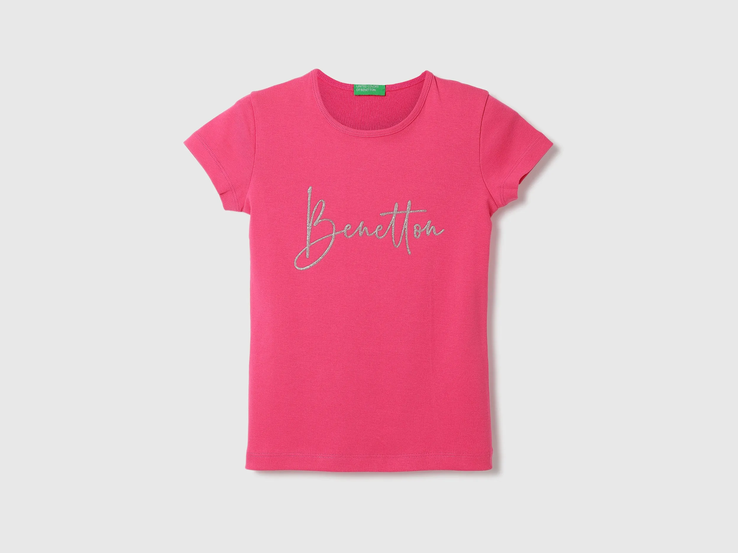 Girls Glitted Round Neck Top