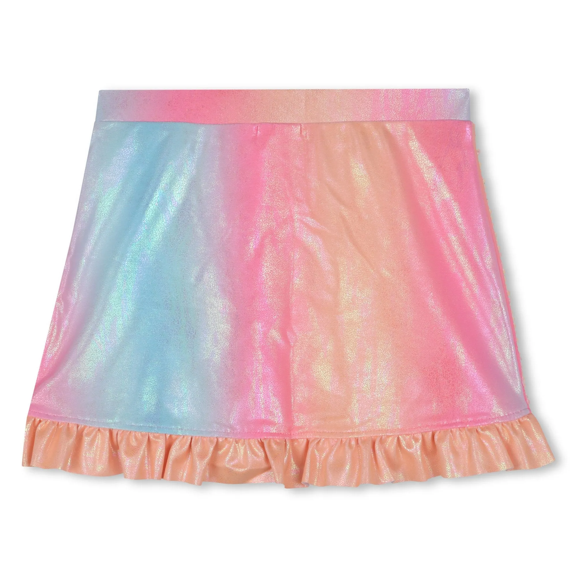 Girls Pink Sequin Beach Skirt