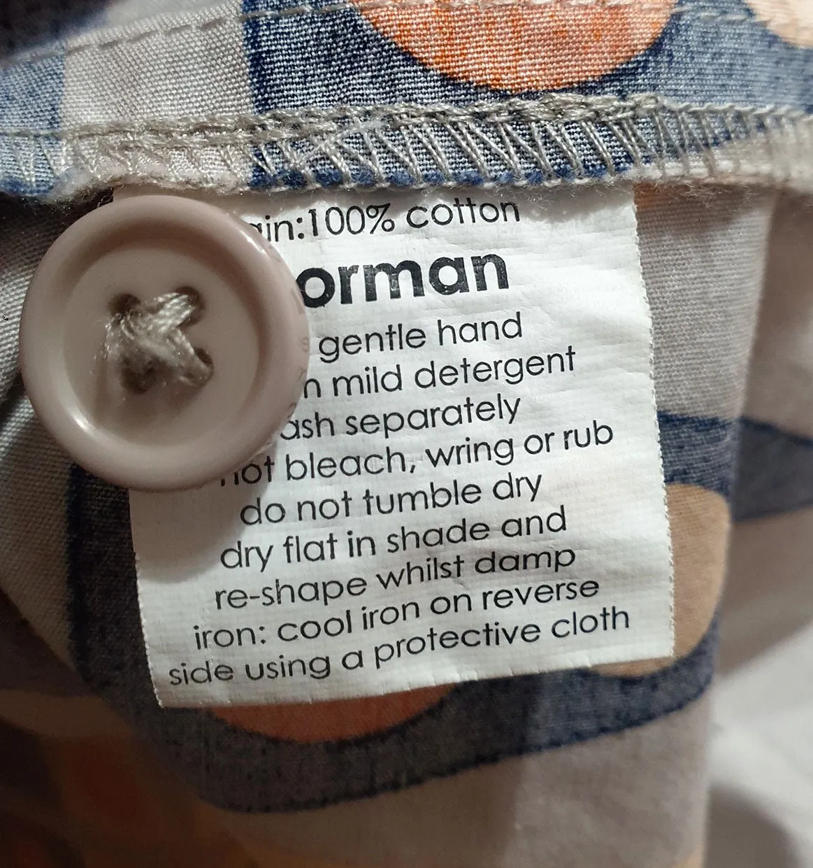 Gorman backgammon print skirt size 12, best fits 10