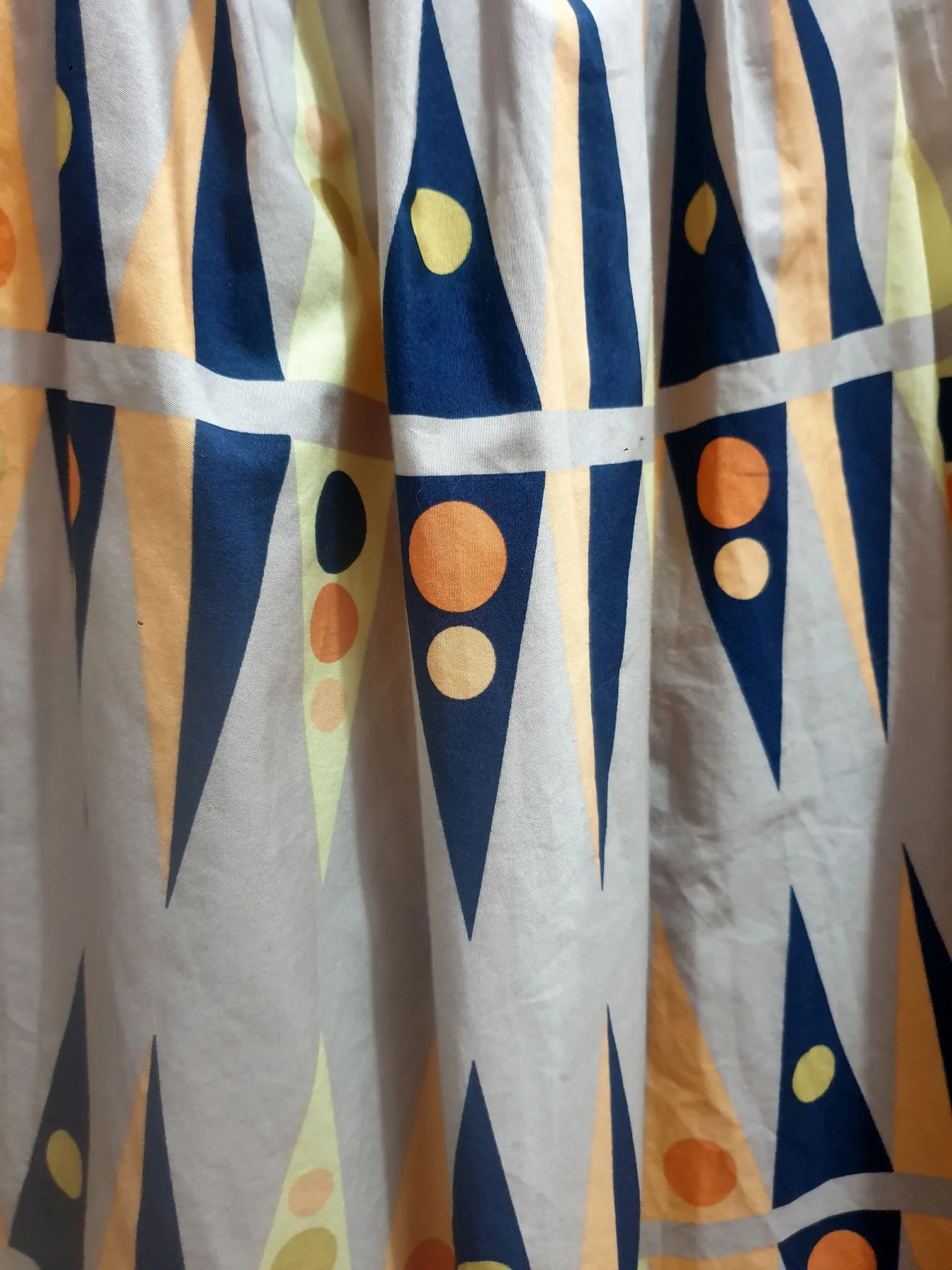 Gorman backgammon print skirt size 12, best fits 10