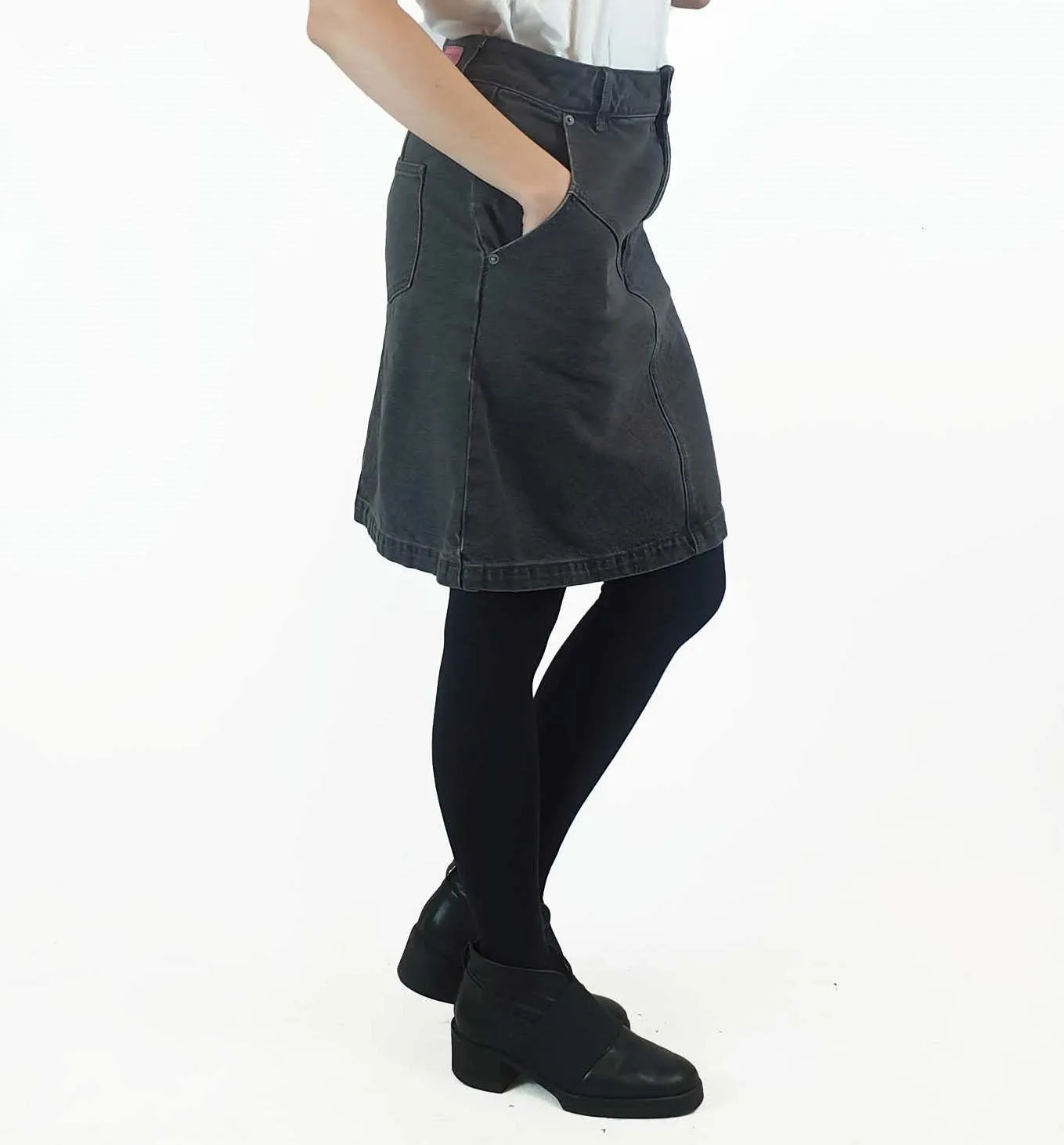 Gorman black denim skirt size 10