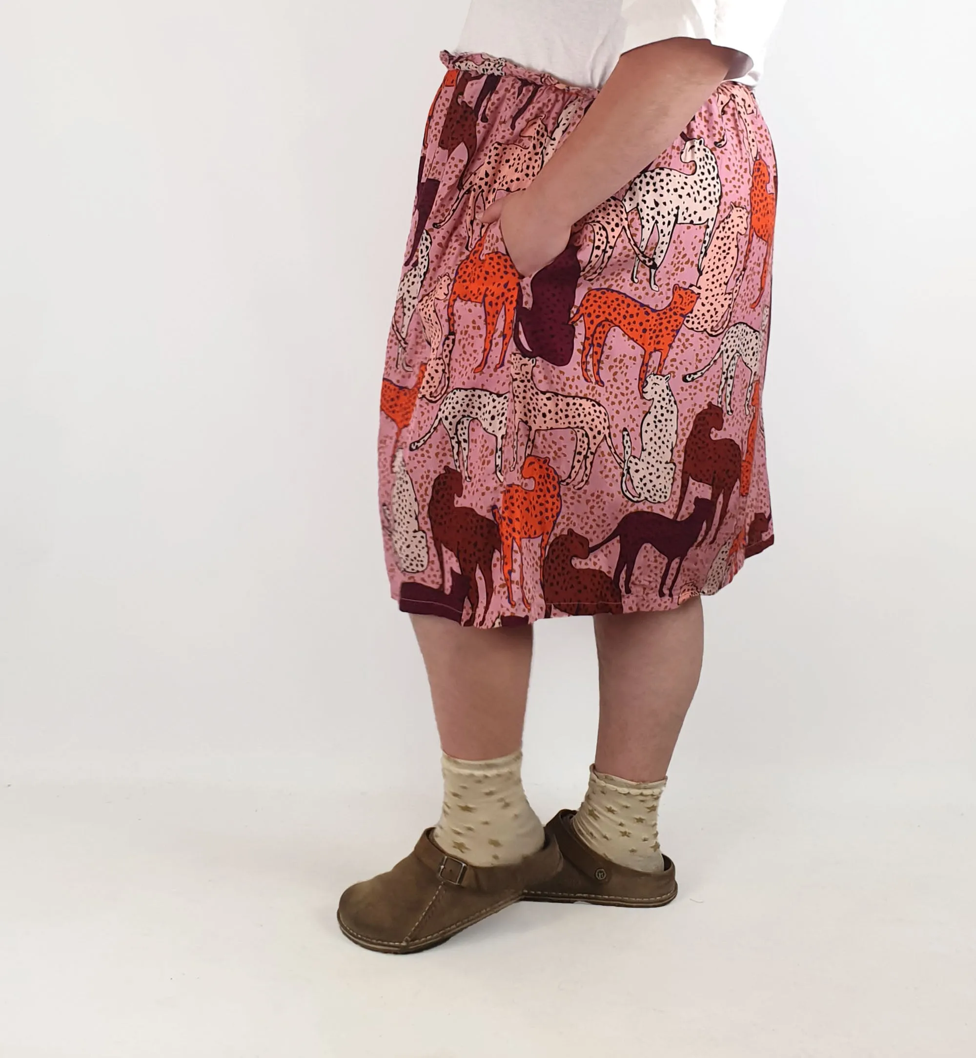 Gorman unique print skirt size 20 (note: modified from a dress)