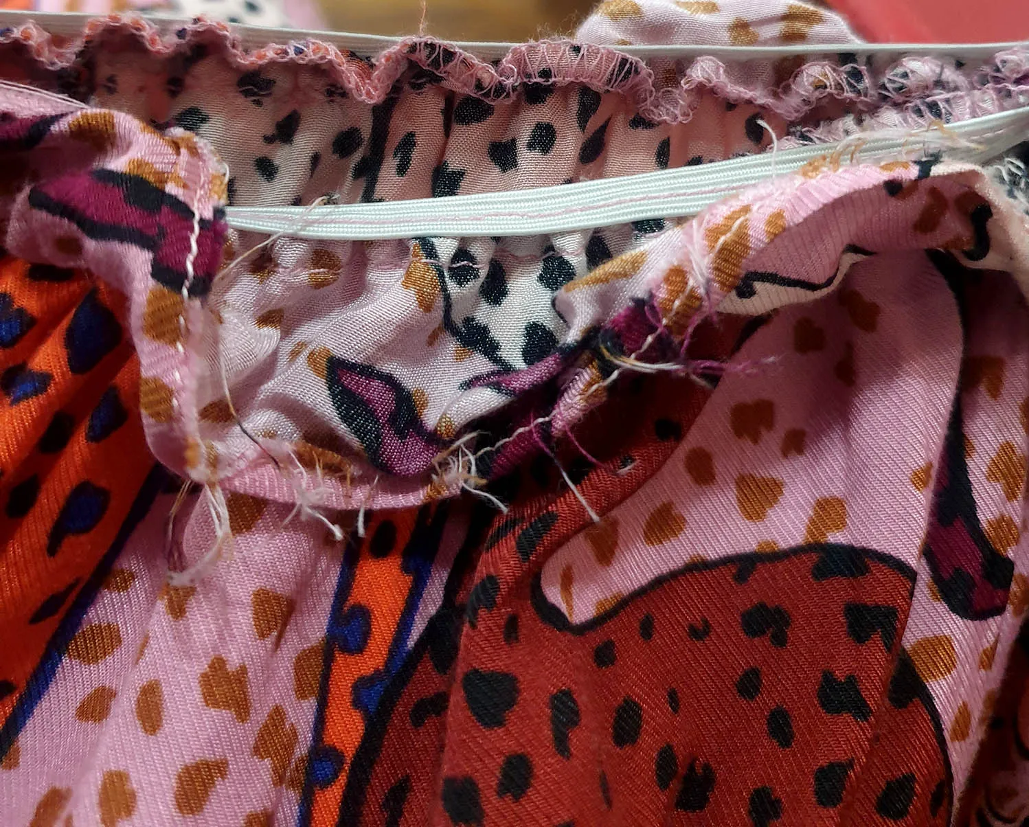 Gorman unique print skirt size 20 (note: modified from a dress)