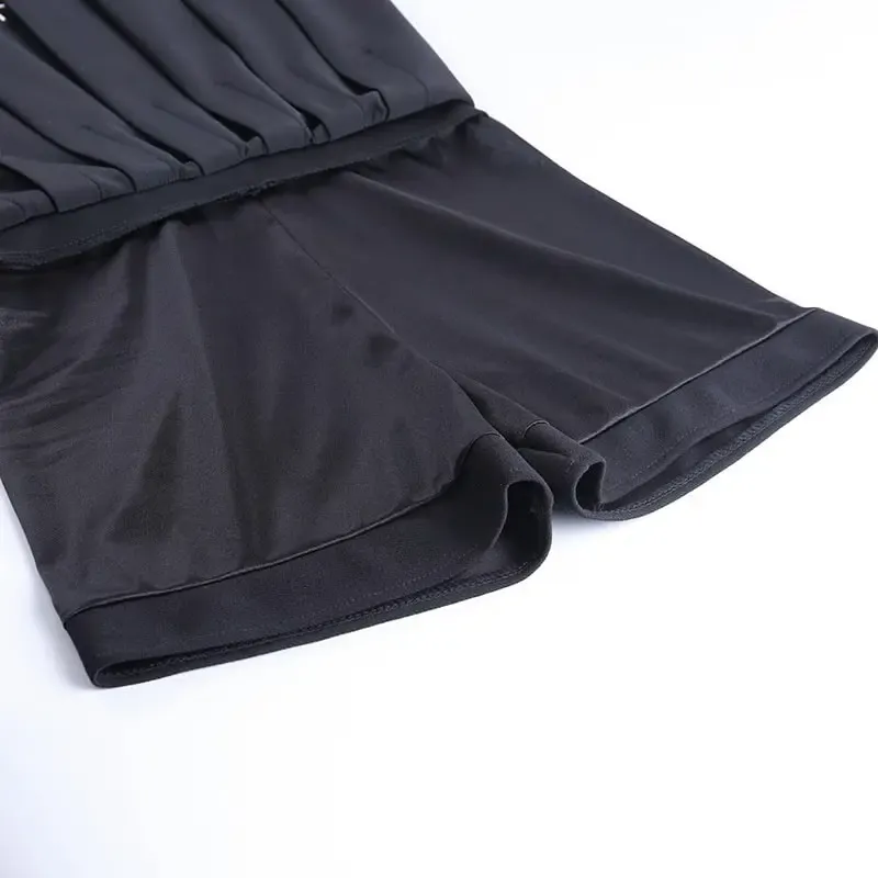 Gothic Cross High Waist Flare Mini Skirt