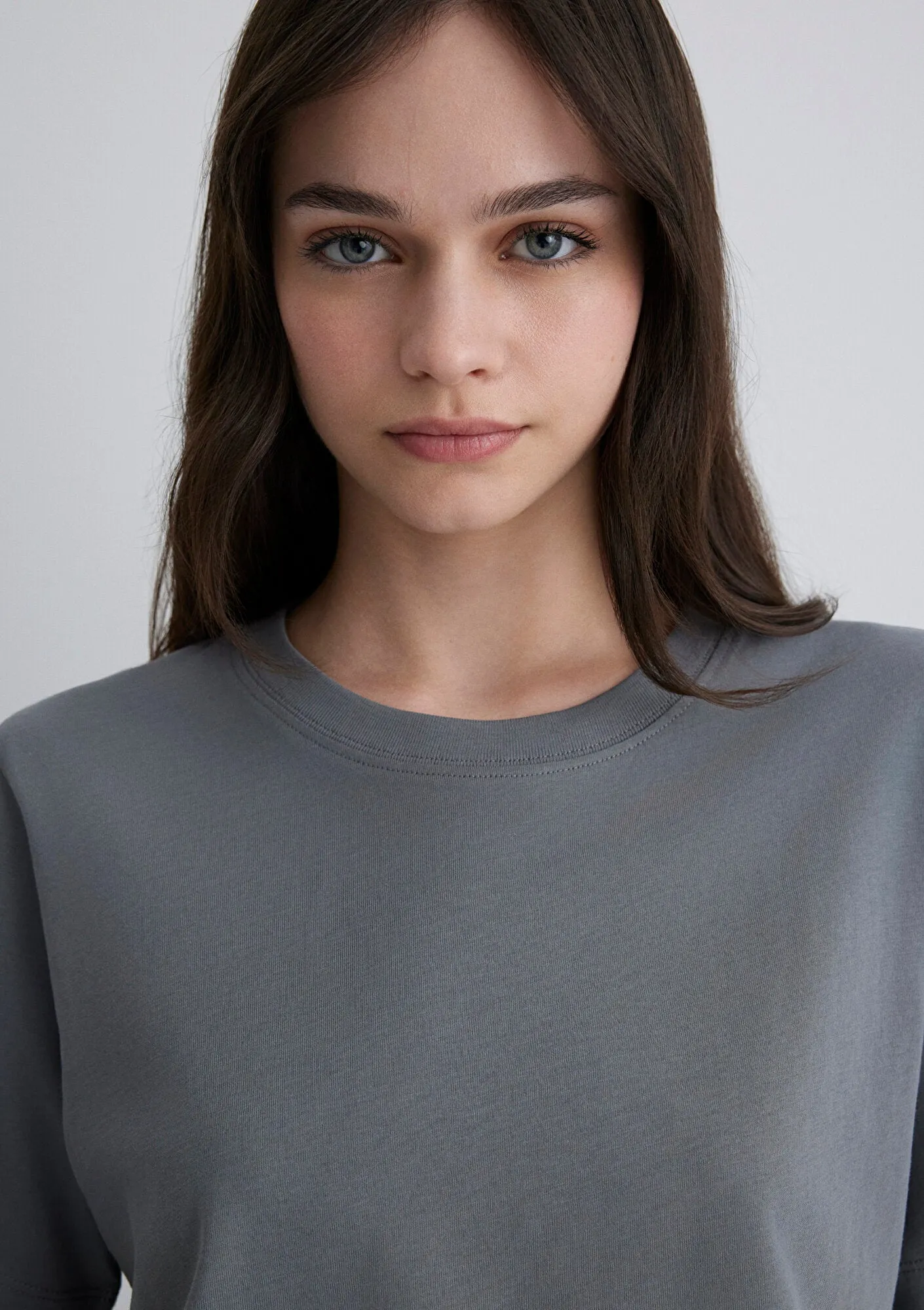 Grey Basic T-shirt
