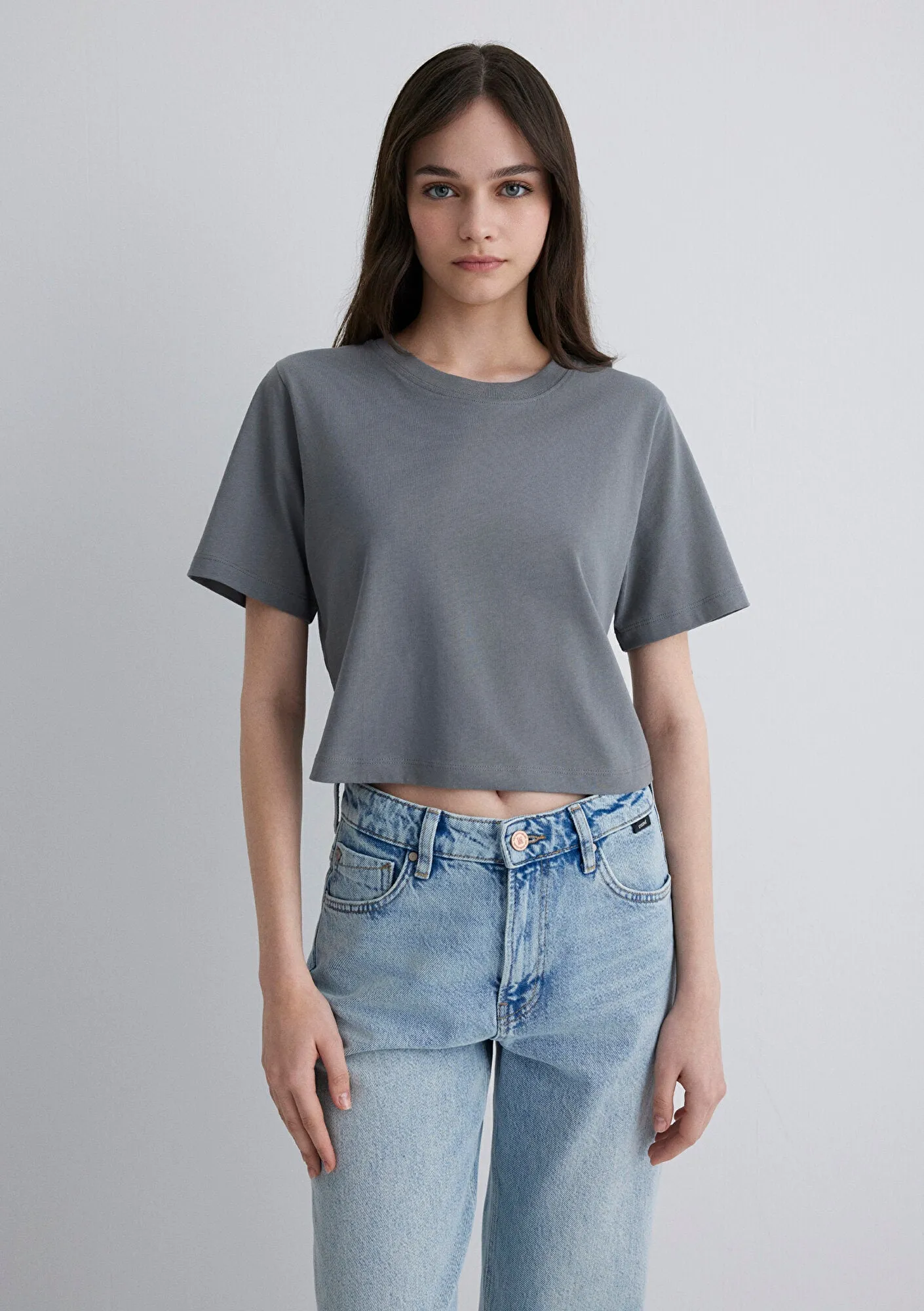 Grey Basic T-shirt