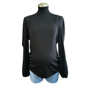 H & M Black Maternity Tee Size XL