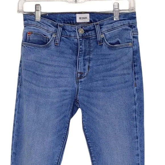 Hudson Natalie Midrise Ankle Super Skinny Jeans 26